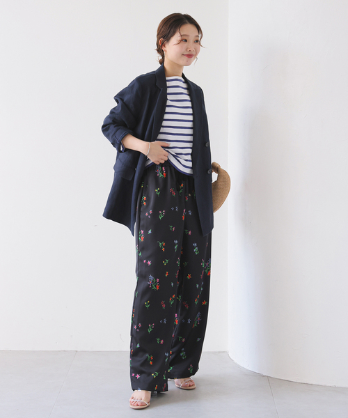 ななみ様ご購入されます スローブイエナマルゴー flower イージーパンツ38 ななみ様ご購入されます スローブイエナマルゴー flower