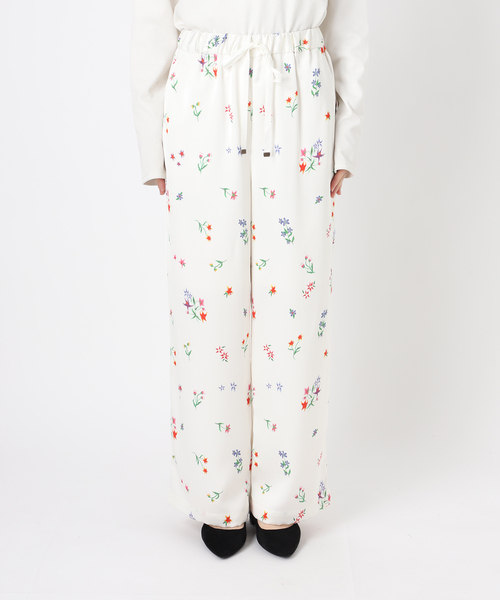 ななみ様ご購入されます スローブイエナマルゴー flower イージーパンツ38 SLOBE IENA｜《追加》margaux/マルゴー flower イージーパンツ