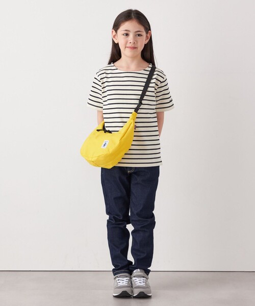 SHIPS any(シップス エニィ)の「SHIPS any: マリンボーダー ボートネック Tシャツ<KIDS>(Tシャツ/カットソー・キッズ・ブラック/ライトブルー/レッド/ライトグリーン/ネイビー・120/130/140/150)」の6枚目の写真