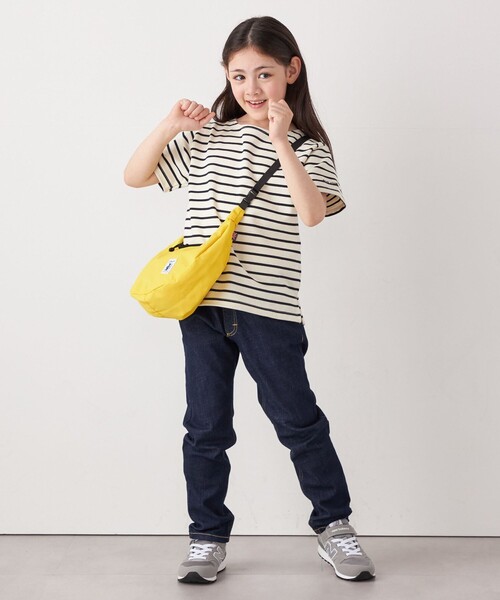 SHIPS any(シップス エニィ)の「SHIPS any: マリンボーダー ボートネック Tシャツ<KIDS>(Tシャツ/カットソー・キッズ・ブラック/ライトブルー/レッド/ライトグリーン/ネイビー・120/130/140/150)」の7枚目の写真