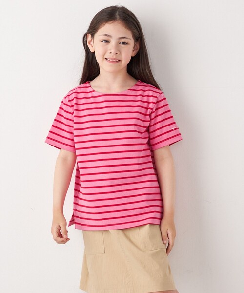 SHIPS any(シップス エニィ)の「SHIPS any: マリンボーダー ボートネック Tシャツ<KIDS>(Tシャツ/カットソー・キッズ・ブラック/ライトブルー/レッド/ライトグリーン/ネイビー・120/130/140/150)」の13枚目の写真