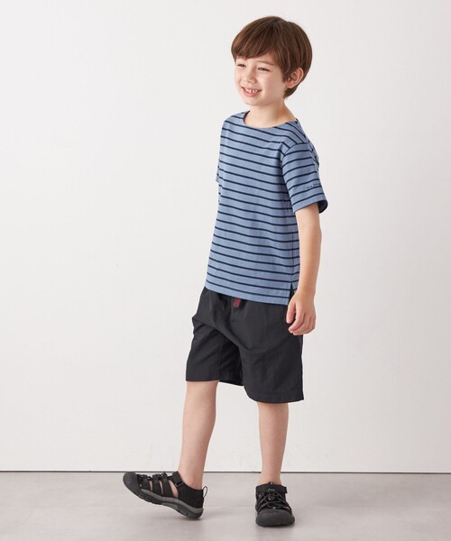 SHIPS any(シップス エニィ)の「SHIPS any: マリンボーダー ボートネック Tシャツ<KIDS>(Tシャツ/カットソー・キッズ・ブラック/ライトブルー/レッド/ライトグリーン/ネイビー・120/130/140/150)」の21枚目の写真