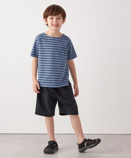 SHIPS any(シップス エニィ)の「SHIPS any: マリンボーダー ボートネック Tシャツ<KIDS>(Tシャツ/カットソー・キッズ・ブラック/ライトブルー/レッド/ライトグリーン/ネイビー・120/130/140/150)」の22枚目の写真