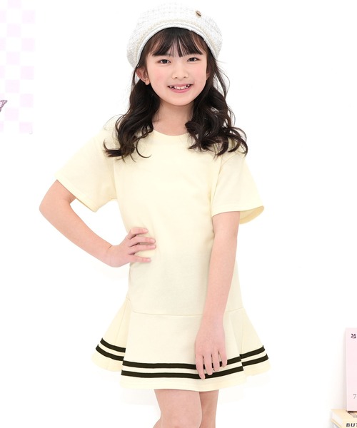 Bee des Bee(ビーデスビー)の「マーメイドワンピース(ワンピース・キッズ・ネイビー/アイボリー/ブラック・130cm/120cm/110cm/100cm/150cm/140cm)」の1枚目の写真