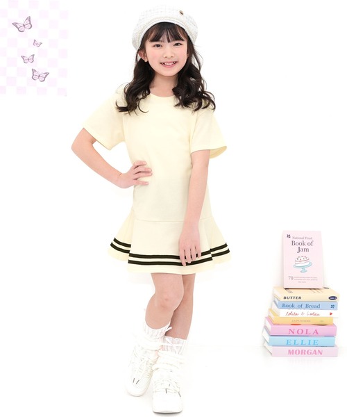 Bee des Bee(ビーデスビー)の「マーメイドワンピース(ワンピース・キッズ・ネイビー/アイボリー/ブラック・130cm/120cm/110cm/100cm/150cm/140cm)」の6枚目の写真