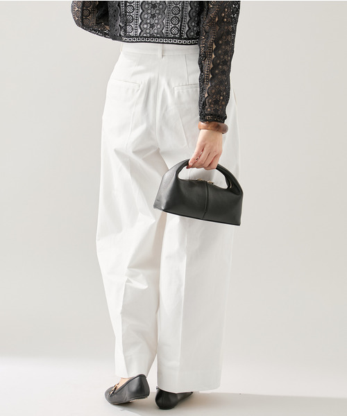 VERMEIL par iena｜チノワイドパンツ | Rakuten Fashion(楽天