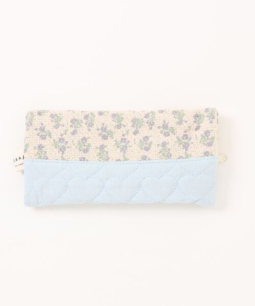 Mayree（メイリー）の「【urge select】小花柄 ナチュラルデザイン ペンポーチ（ポーチ・レディース・ライトブルー/ライトピンク・FREE）」の7枚目の写真