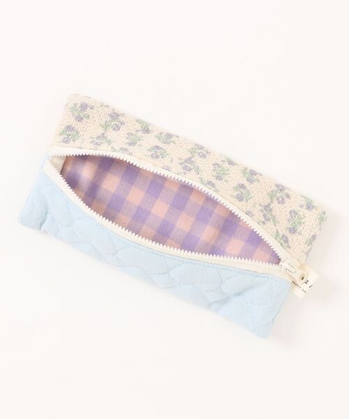 Mayree（メイリー）の「【urge select】小花柄 ナチュラルデザイン ペンポーチ（ポーチ・レディース・ライトブルー/ライトピンク・FREE）」の9枚目の写真