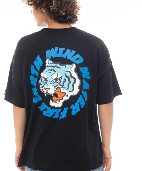 ELEMENT(エレメント)の「ELEMENT メンズ DOVE TIGER SS Tシャツ 【2025年春夏モデル】/エレメントバックプリント半袖Tシャツ(Tシャツ/カットソー・メンズ・ホワイト/ブラック・X-LARGE/LARGE/MEDIUM)」の2枚目の写真