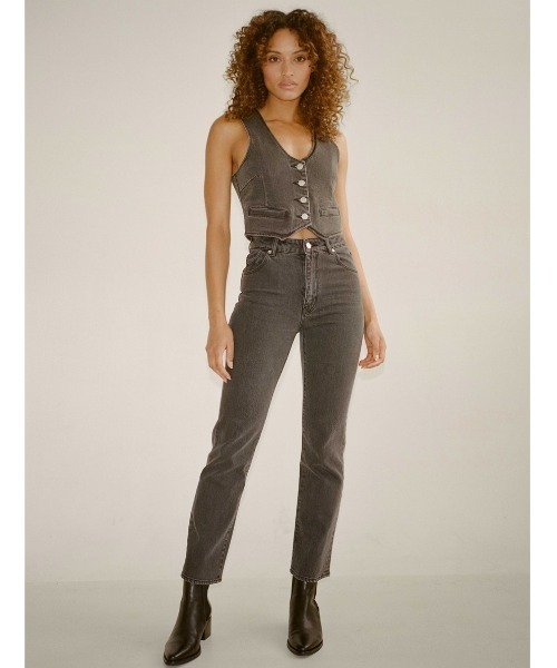 ROLLA'S(ローラス)の「ORIGINAL STRAIGHT(デニムパンツ・レディース・ブラック・25/27/26)」の1枚目の写真