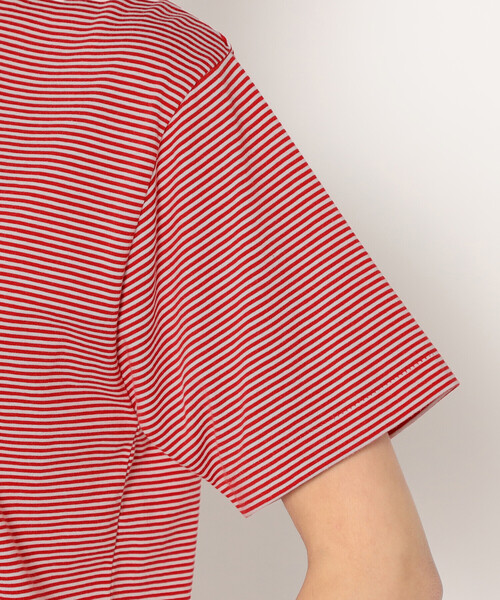 DANTON(ダントン)の「WOMEN'S SHORT SLEEVE INNER T-SHIRT STRIPE(Tシャツ/カットソー・レディース・グレー系その他/ベージュ系その他/ブルー系その他/レッド系その他/ブルー系その他5/ブルー系その他6・S/M/XS)」の9枚目の写真