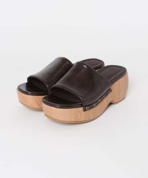 KBF（ケイビーエフ）の「スタッズサボサンダル（サンダル・レディース・ブラック/ブラウン・37/38）」の9枚目の写真