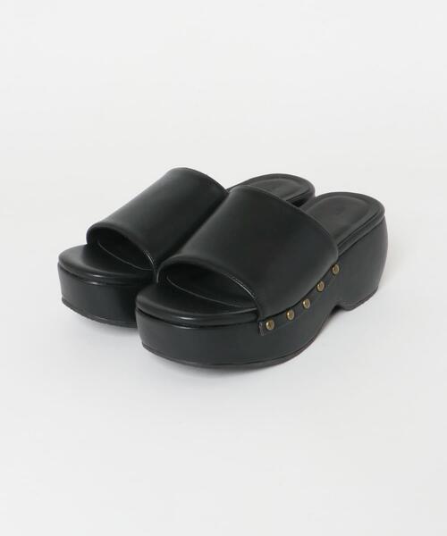 KBF（ケイビーエフ）の「スタッズサボサンダル（サンダル・レディース・ブラック/ブラウン・37/38）」の19枚目の写真