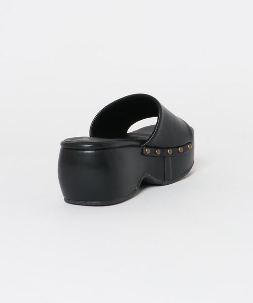 KBF（ケイビーエフ）の「スタッズサボサンダル（サンダル・レディース・ブラック/ブラウン・37/38）」の21枚目の写真