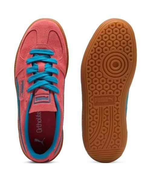 PUMA(プーマ)の「PUMA PALERMO(プーマ パレルモ)(スニーカー・メンズ・ブルー系/ピンク系・24.5cm/24cm/29cm/28.5cm/26cm/25.5cm/23cm/23.5cm/25cm/26.5cm/27cm/27.5cm/28cm)」の6枚目の写真