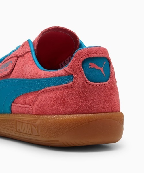 PUMA(プーマ)の「PUMA PALERMO(プーマ パレルモ)(スニーカー・メンズ・ブルー系/ピンク系・24.5cm/24cm/29cm/28.5cm/26cm/25.5cm/23cm/23.5cm/25cm/26.5cm/27cm/27.5cm/28cm)」の4枚目の写真