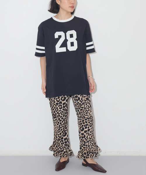 Bonum（ボナム）の「ナンバリングTシャツ（Tシャツ/カットソー・レディース・ネイビー・FREE）」の21枚目の写真