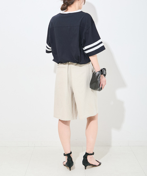 Bonum（ボナム）の「ナンバリングTシャツ（Tシャツ/カットソー・レディース・ネイビー・FREE）」の8枚目の写真