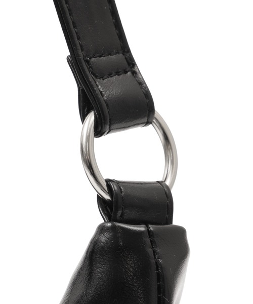 WEGO（ウィゴー）の「WEGO/ギャザーリボンハーフムーンバッグ（ハンドバッグ・レディース・スカイブルー/ブラック/ダークブラウン・FREE）」の15枚目の写真