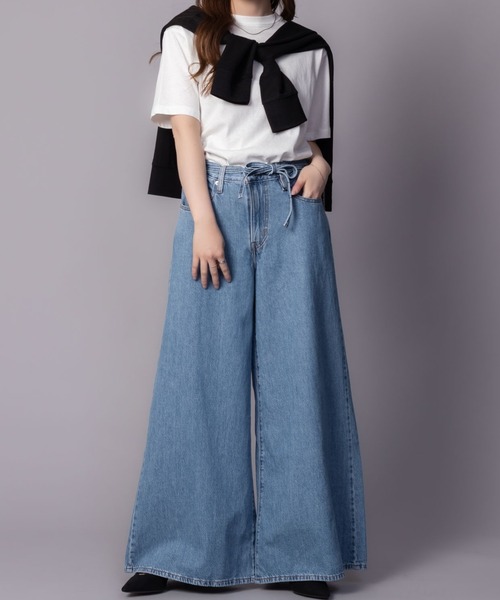 Levi's(リーバイス)の「【Levi's(R) 】 SUPER WIDE JEANS / スーパーワイドジーンズ 001T3(デニムパンツ・レディース・ブラック/ブルー系・25inch/26inch/27inch)」の19枚目の写真