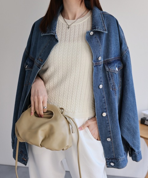 sakishimatokyo(サキシマトーキョー)の「【2WAY】合皮ショルダーバッグ/ギャザー/BAG/バック(ショルダーバッグ・レディース・オフホワイト/ブラック/ベージュ・FREE)」の5枚目の写真