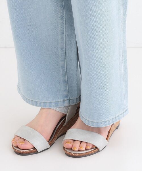 Cutie Blonde（キューティーブロンド）の「【洗える/S-LL】アシメウエスト ダメージデニム（デニムパンツ・レディース・サックスブルー/ブルー・01/02/04/03）」の17枚目の写真