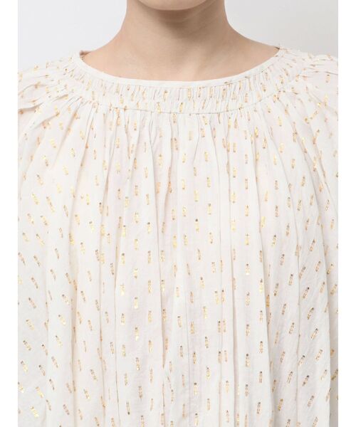 Ungrid(アングリッド)の「【Htage】ラメドビーサイドスリットボリュームブラウス(シャツ/ブラウス・レディース・ブラック/オフホワイト・FREE)」の16枚目の写真