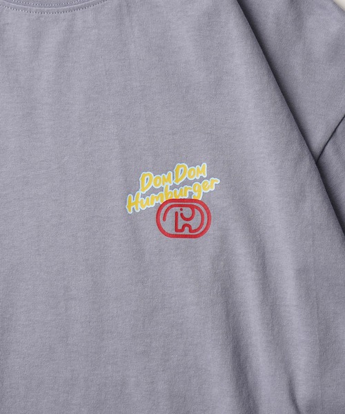 ILL'S(イルズ)の「【DOMDOM / ドムドムハンバーガー】 ビッグシルエット バックプリント半袖Tシャツ カットソー メンズ レディース(Tシャツ/カットソー・メンズ・ブルー系その他/ホワイト/ホワイト系その他/ブラック系その他/ブラック/サックスブルー・M/L)」の17枚目の写真