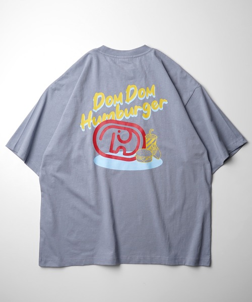 ILL'S(イルズ)の「【DOMDOM / ドムドムハンバーガー】 ビッグシルエット バックプリント半袖Tシャツ カットソー メンズ レディース(Tシャツ/カットソー・メンズ・ブルー系その他/ホワイト/ホワイト系その他/ブラック系その他/ブラック/サックスブルー・M/L)」の18枚目の写真
