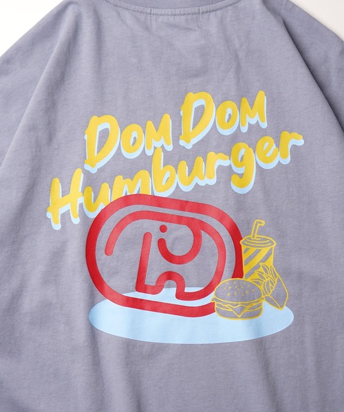 ILL'S(イルズ)の「【DOMDOM / ドムドムハンバーガー】 ビッグシルエット バックプリント半袖Tシャツ カットソー メンズ レディース(Tシャツ/カットソー・メンズ・ブルー系その他/ホワイト/ホワイト系その他/ブラック系その他/ブラック/サックスブルー・M/L)」の19枚目の写真