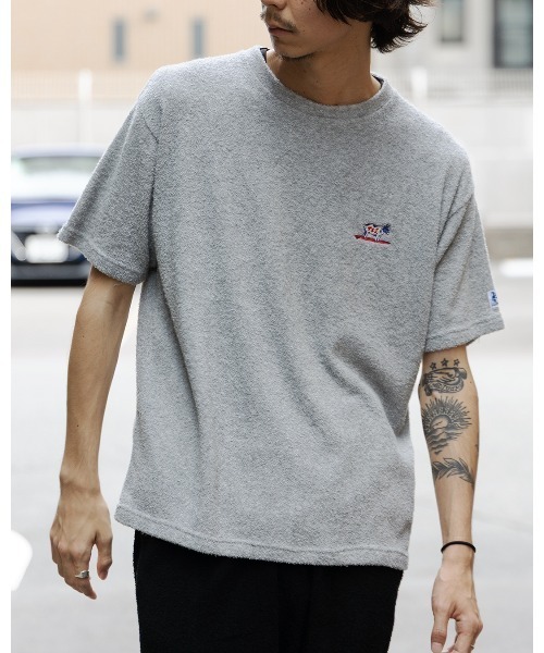 The Endless Summer(エンドレスサマー)の「TES LTD PILE HUNTINGTON T-SHIRT / Tシャツ(Tシャツ/カットソー・メンズ・ブラック/アイボリー/グレー/ホワイト・SMALL/MEDIUM/LARGE/X-LARGE)」の4枚目の写真