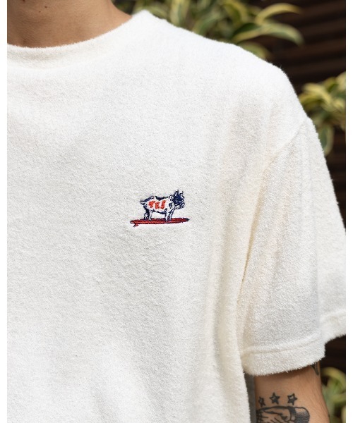 The Endless Summer(エンドレスサマー)の「TES LTD PILE HUNTINGTON T-SHIRT / Tシャツ(Tシャツ/カットソー・メンズ・ブラック/アイボリー/グレー/ホワイト・SMALL/MEDIUM/LARGE/X-LARGE)」の18枚目の写真