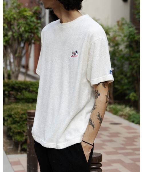The Endless Summer(エンドレスサマー)の「TES LTD PILE HUNTINGTON T-SHIRT / Tシャツ(Tシャツ/カットソー・メンズ・ブラック/アイボリー/グレー/ホワイト・SMALL/MEDIUM/LARGE/X-LARGE)」の17枚目の写真