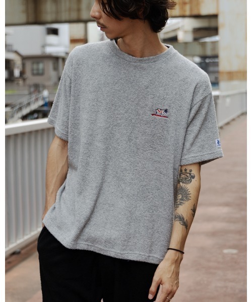 The Endless Summer(エンドレスサマー)の「TES LTD PILE HUNTINGTON T-SHIRT / Tシャツ(Tシャツ/カットソー・メンズ・ブラック/アイボリー/グレー/ホワイト・SMALL/MEDIUM/LARGE/X-LARGE)」の9枚目の写真