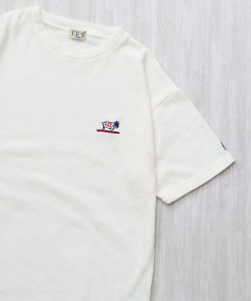 The Endless Summer(エンドレスサマー)の「TES LTD PILE HUNTINGTON T-SHIRT / Tシャツ(Tシャツ/カットソー・メンズ・ブラック/アイボリー/グレー/ホワイト・SMALL/MEDIUM/LARGE/X-LARGE)」の14枚目の写真