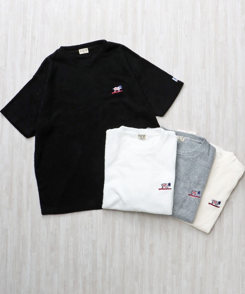 The Endless Summer(エンドレスサマー)の「TES LTD PILE HUNTINGTON T-SHIRT / Tシャツ(Tシャツ/カットソー・メンズ・ブラック/アイボリー/グレー/ホワイト・SMALL/MEDIUM/LARGE/X-LARGE)」の19枚目の写真