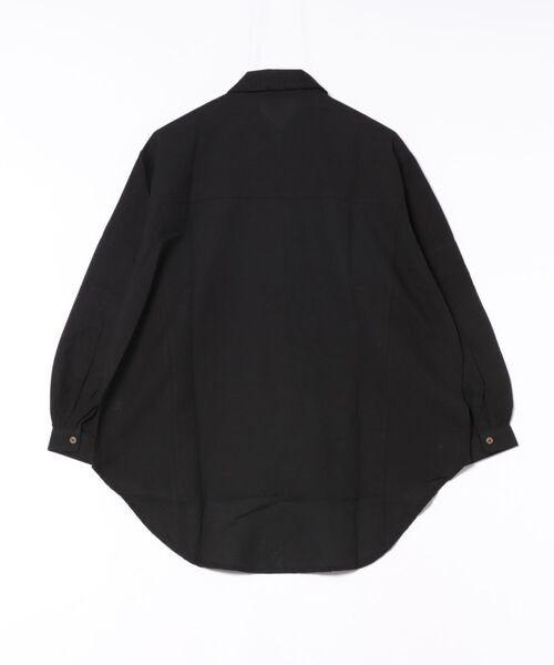 チャイハネ（チャイハネ）の「【チャイハネ】綿麻プレーンシャツ（シャツ/ブラウス・レディース・ブルー/ブラック/ホワイト/ブラウン・FREE）」の7枚目の写真