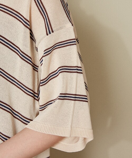 セール】ウォッシャブル サマーニットポロ/シアーポロニット