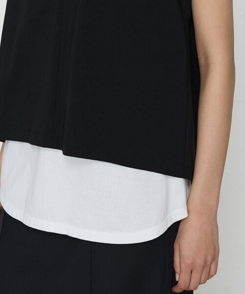 COMME CA（コムサ）の「TCポンチ アンサンブルプルオーバー（Tシャツ/カットソー・レディース・グレー/ブラック・9号/11号）」の17枚目の写真