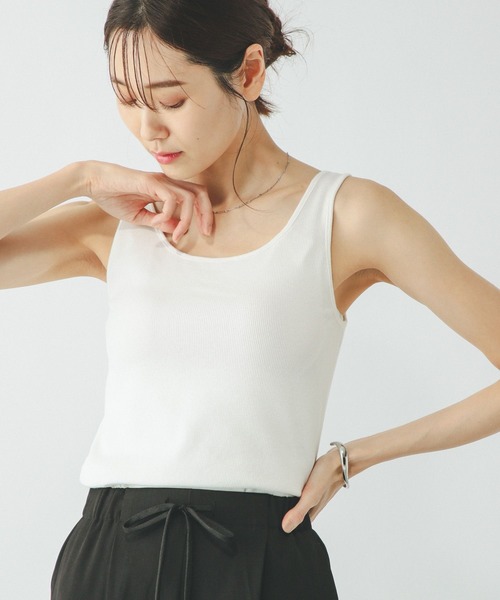 WING（ウイング）の「Wingコラボ/Fffit エフィット/カップ付きタンク/291148（タンクトップ・レディース・ブラック/アイボリー/ライトベージュ・X-LARGE/LARGE/MEDIUM/SMALL）」の9枚目の写真