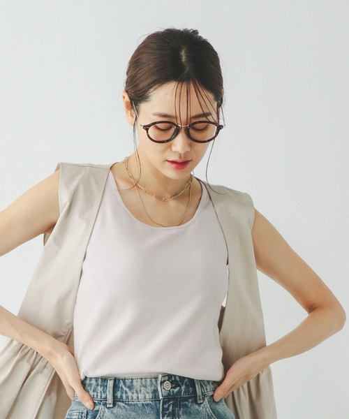 WING（ウイング）の「Wingコラボ/Fffit エフィット/カップ付きタンク/291148（タンクトップ・レディース・ブラック/アイボリー/ライトベージュ・X-LARGE/LARGE/MEDIUM/SMALL）」の21枚目の写真