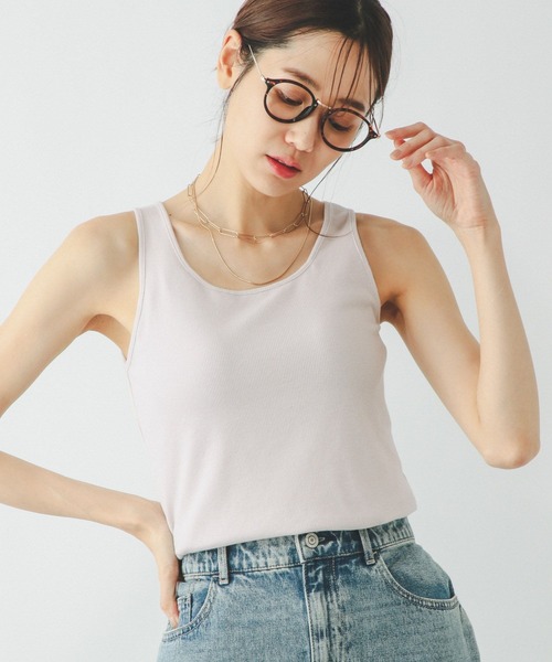 WING（ウイング）の「Wingコラボ/Fffit エフィット/カップ付きタンク/291148（タンクトップ・レディース・ブラック/アイボリー/ライトベージュ・X-LARGE/LARGE/MEDIUM/SMALL）」の22枚目の写真