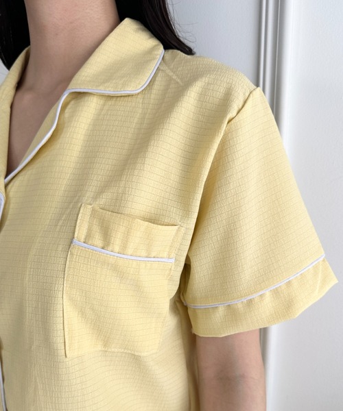 wears(ウェアーズ)の「リラックスパジャマセットアップ ルームウェア 上下セット(ルームウェア/パジャマ・レディース・ブルー/ミント/ピンク/イエロー・FREE)」の21枚目の写真