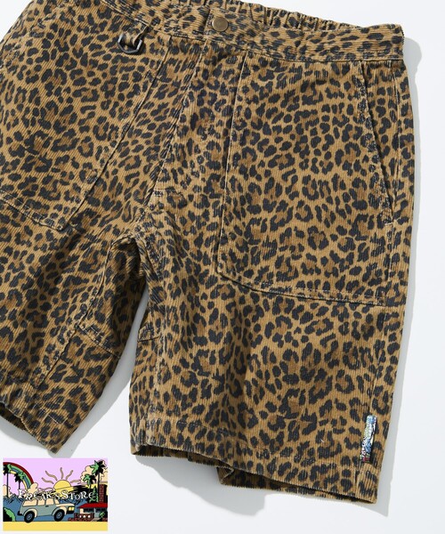 FREAK'S STORE（フリークスストア）の「【Beach & Festival】総柄 サマーコーデュロイ プリント ベイカーショーツ（その他パンツ・メンズ・その他9/その他16/レオパード・MEDIUM/LARGE）」の13枚目の写真