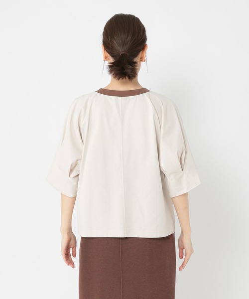 トップス v セール】【WEB/一部店舗限定商品】USAコットンダーツスリーブ