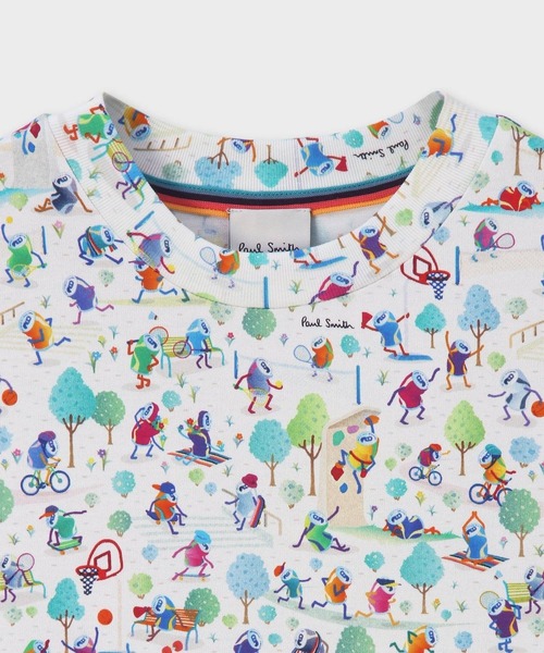 Paul Smith JUNIOR/シャツ（120cm） Paul smith JUNIOR Shirts GreenxPurplexWhite(Patterned) 120