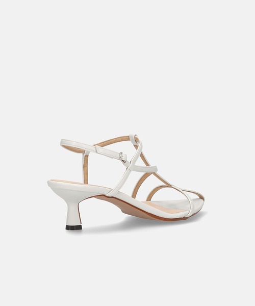 MAMIAN（マミアン）の「ポインテッドトゥ マルチストラップ サンダル (5.0cmヒール)（サンダル・レディース・ブラウン/ブラック/ホワイト・M/S/LL/L）」の5枚目の写真