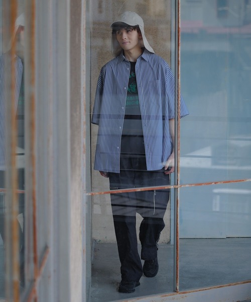 niko and...（ニコアンド）の「マルチ機能サンシェードキャップ（キャップ・メンズ・ダークブルー/ブラック/ライトグレー・FREE）」の9枚目の写真