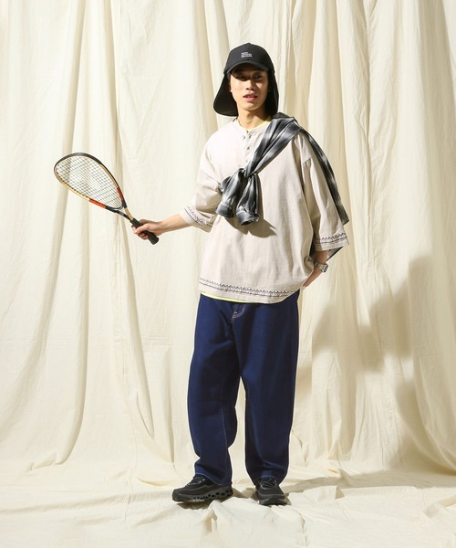 niko and...（ニコアンド）の「マルチ機能サンシェードキャップ（キャップ・メンズ・ダークブルー/ブラック/ライトグレー・FREE）」の13枚目の写真