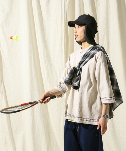 niko and...（ニコアンド）の「マルチ機能サンシェードキャップ（キャップ・メンズ・ダークブルー/ブラック/ライトグレー・FREE）」の15枚目の写真